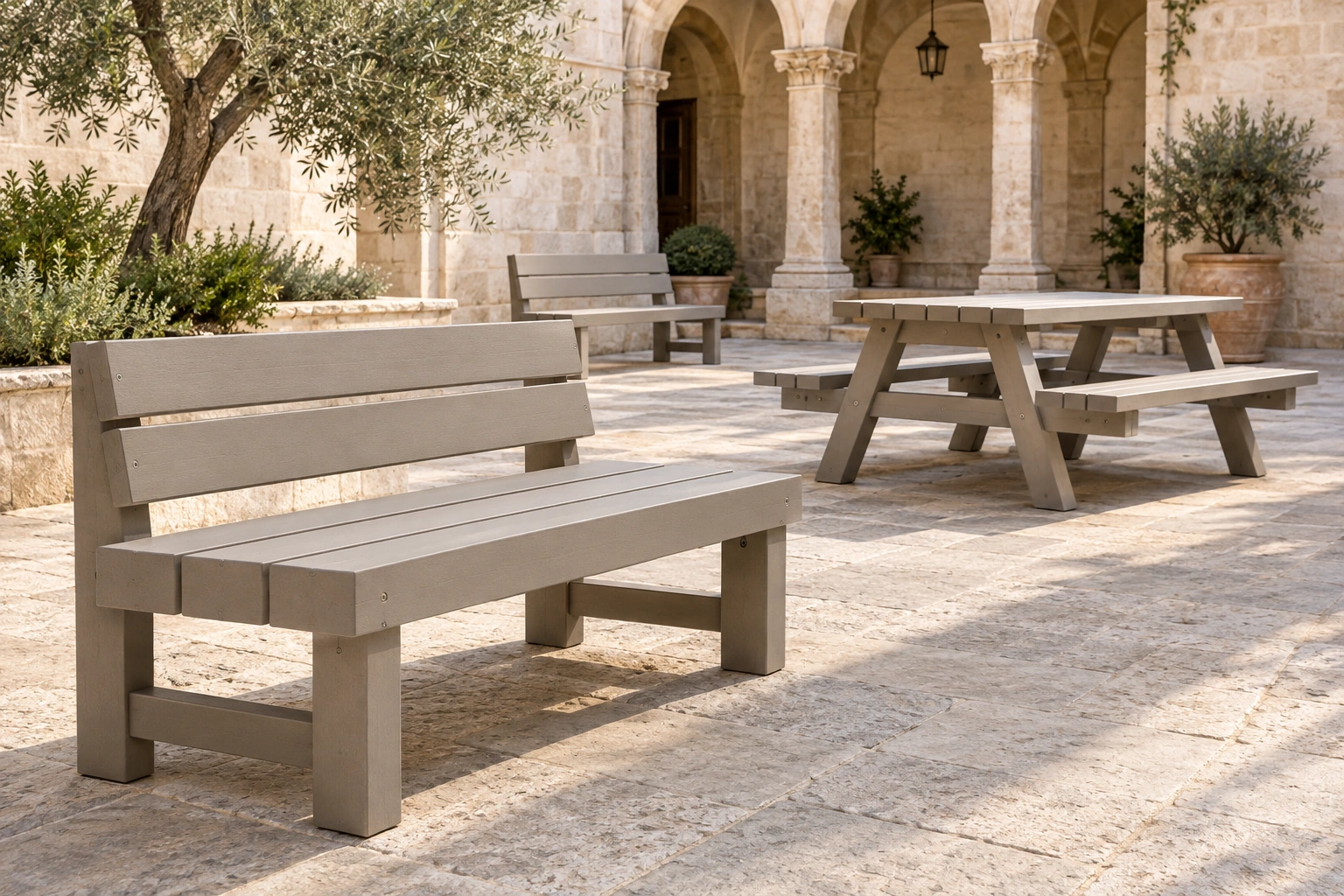 Concept di arredo urbano in WPVC